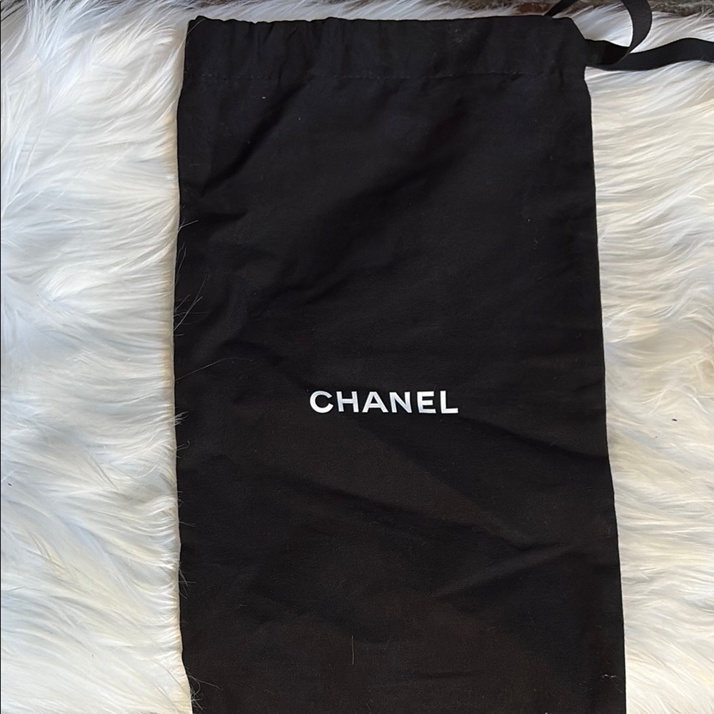 Chanel Black Drawstring Bag
